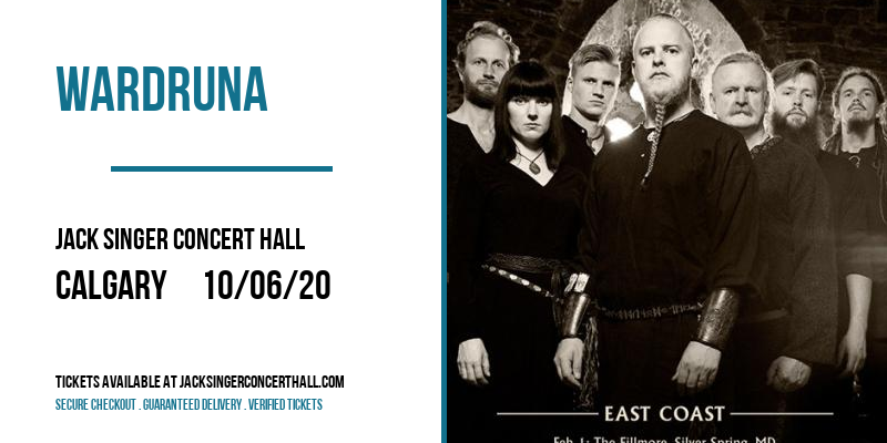 Wardruna at Jack Singer Concert Hall tickets Wardruna at Jack Singer Concert Hall