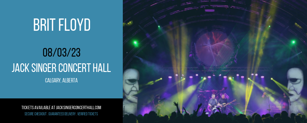Brit Floyd at Jack Singer Concert Hall tickets Brit Floyd at Jack Singer Concert Hall